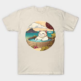 Lucky Cat Tub Time T-Shirt